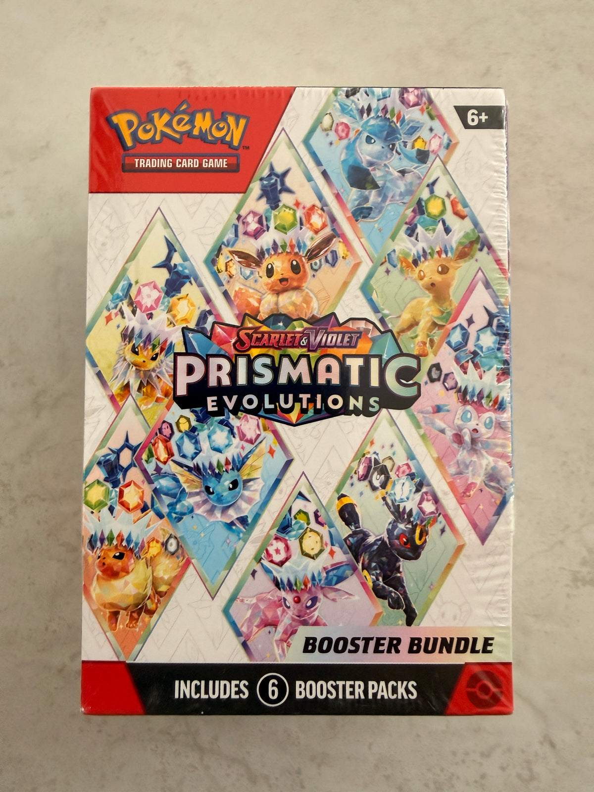 Pokemon Prismatic Evolutions Booster Bundle - 6 Booster Packs