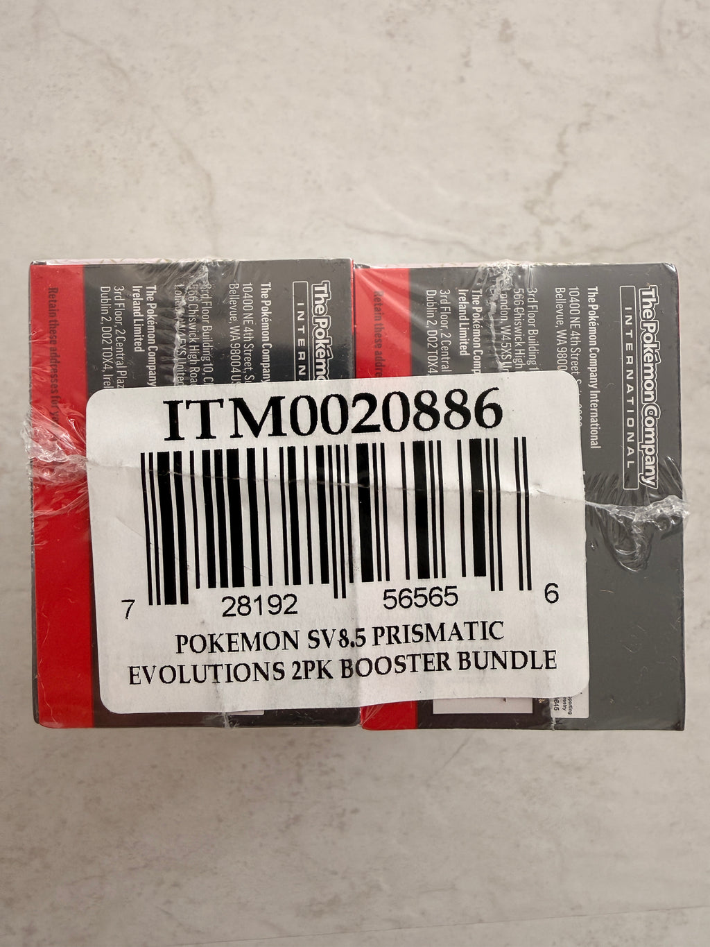 Double Pokemon Prismatic Evolutions Booster Bundle - 12 Booster Packs