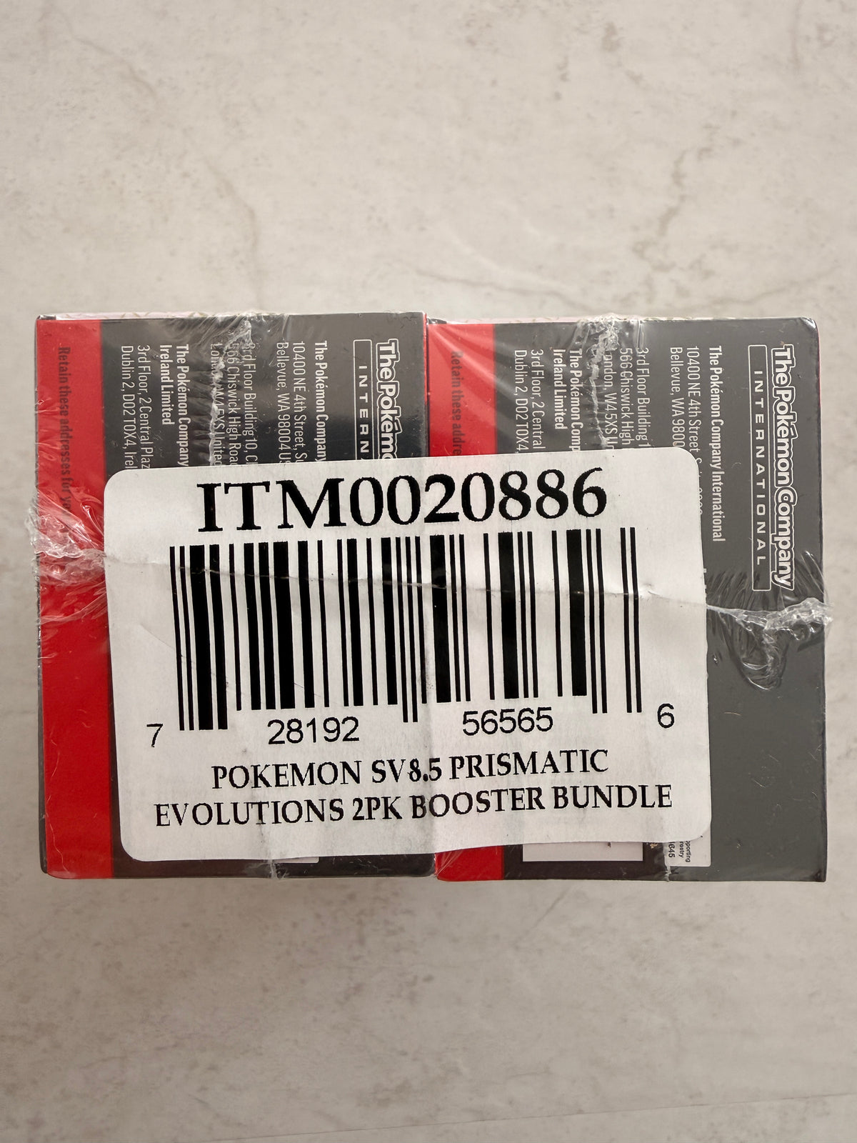 Double Pokemon Prismatic Evolutions Booster Bundle - 12 Booster Packs